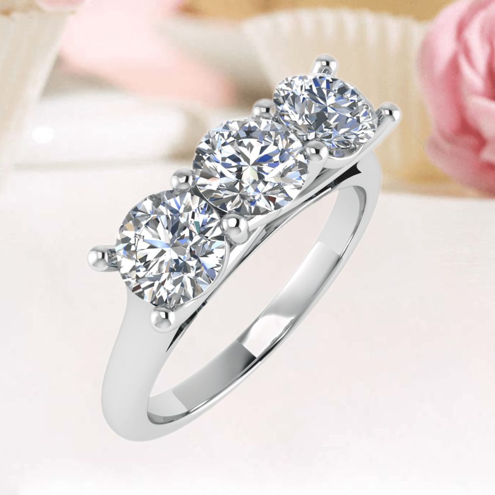 Trilogy, Engagement Ring, Diamond Ring, Wedding Ring, Engagement Ring, Engagement Diamond Ring, Wedding Diamond Ring