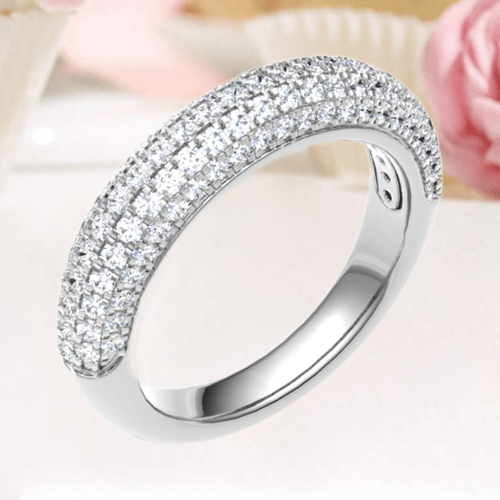 Multi row, Eternity Ring, Diamond Ring, Wedding Ring, Engagement Ring, Engagement Diamond Ring, Wedding Diamond Ring